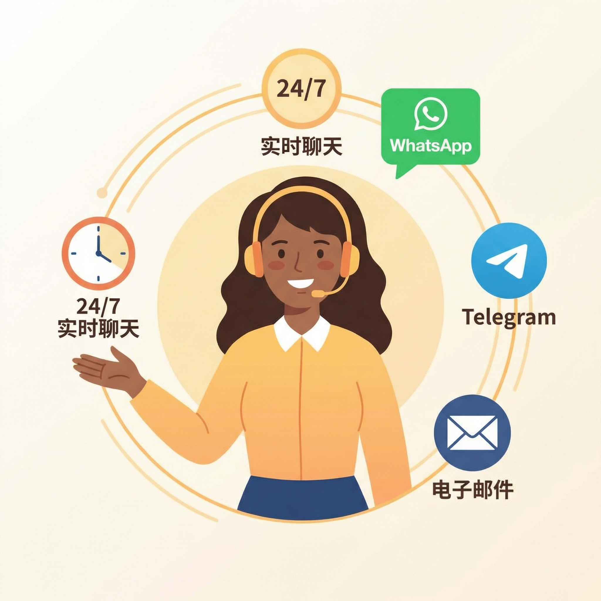 大发娱乐多渠道客户支持服务